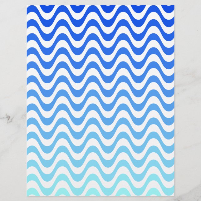 Gradient Blue Waves (Front)