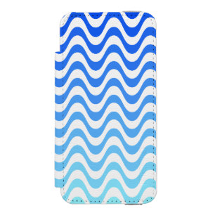 Gradient Blue Waves Incipio Watson™ iPhone 5 Wallet Case