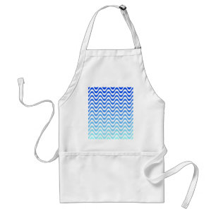Gradient Blue Waves Standard Apron