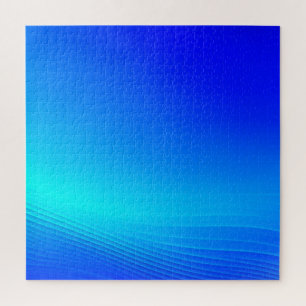 Gradient Blues  Jigsaw Puzzle