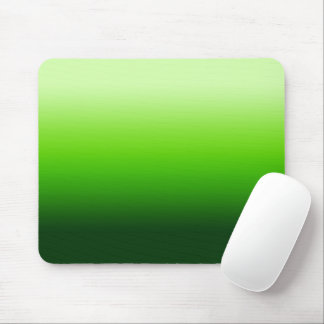 Gradient bright apple green ombre mouse pad