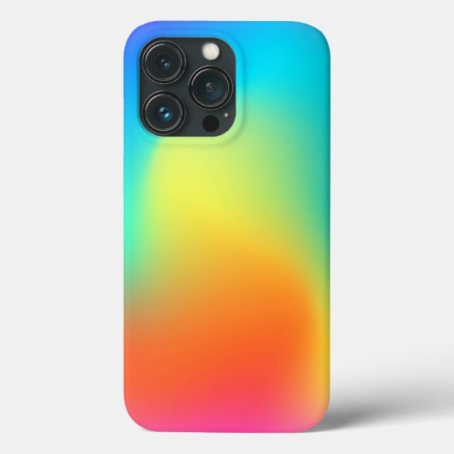 Gradient bright colour iphone case (Back)