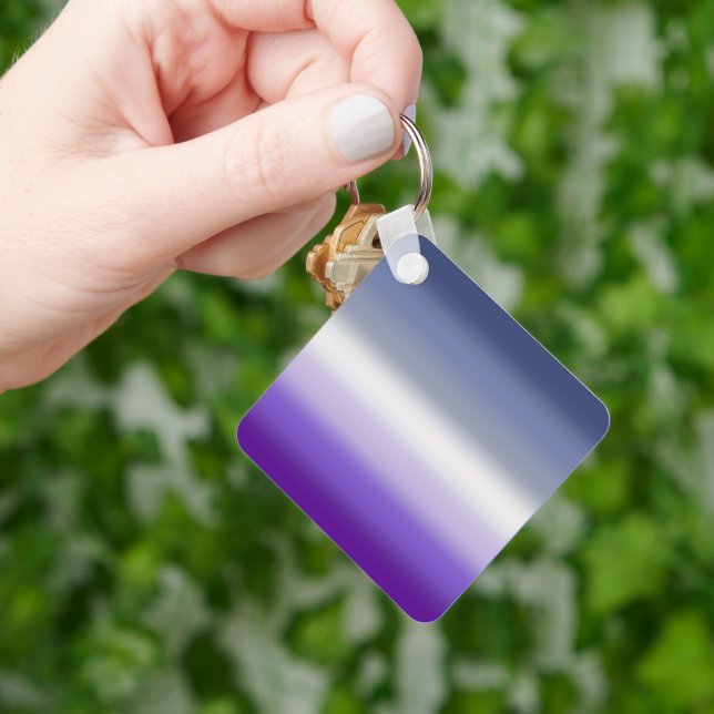 Gradient Butch Lesbian Pride Flag – Butch Flag Key Ring (Hand)