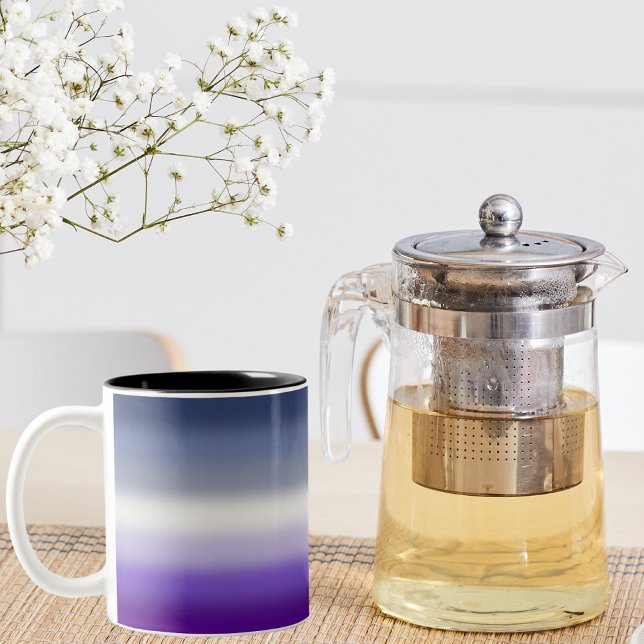 Gradient Butch Lesbian Pride Flag – Butch Flag Two-Tone Coffee Mug (Creator Uploaded)
