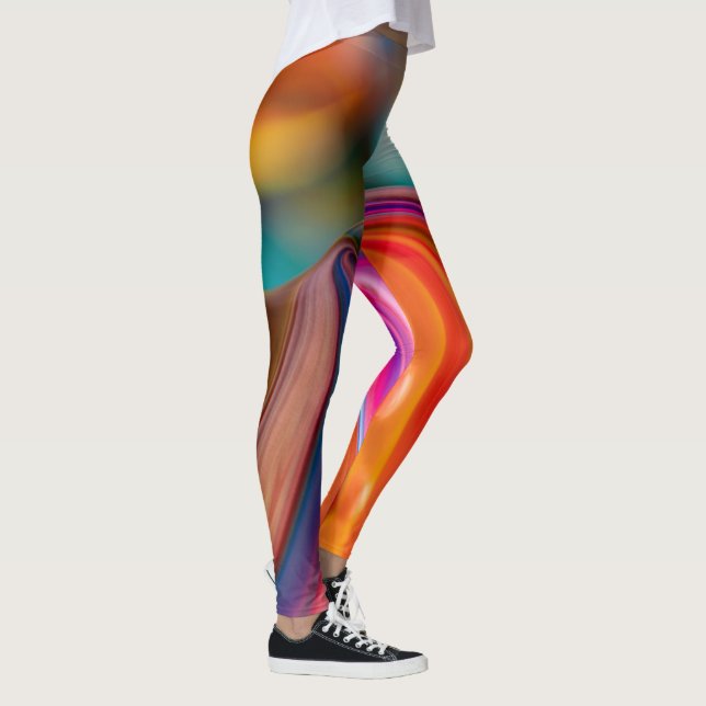 Gradient colour combo leggings (Right)
