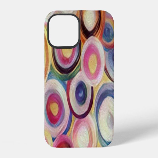 Gradient colour, rough texture background. iPhone case (Back)