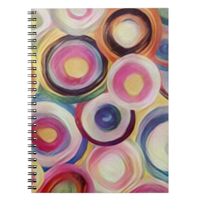 Gradient colour, rough texture background. notebook (Front)
