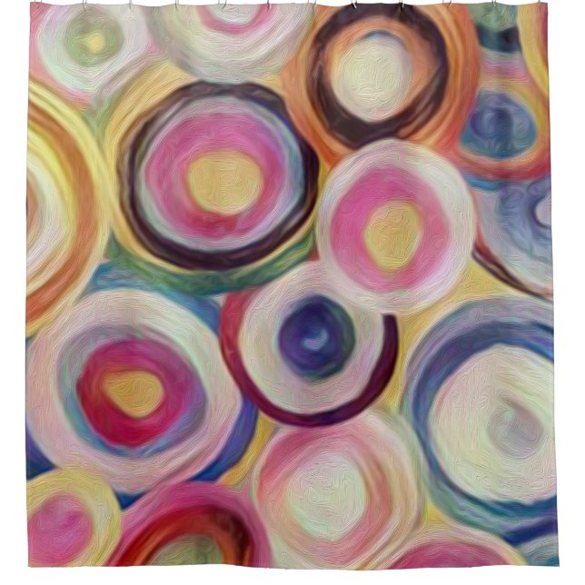 Gradient colour, rough texture background. shower curtain (Front)