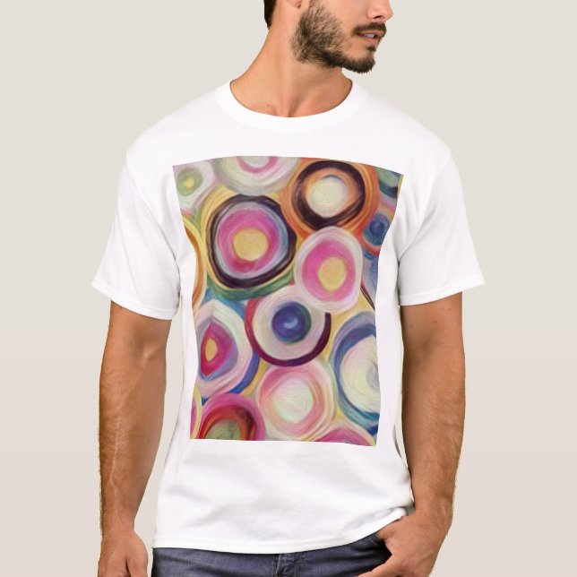 Gradient colour, rough texture background. T-Shirt (Front)