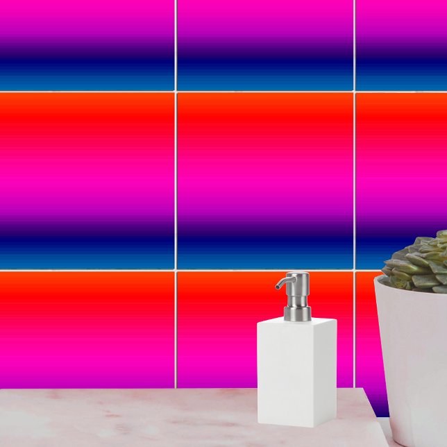 Gradient Colour Sunset Blend Ceramic Tile (Gradient Color Sunset Blend Ceramic Tile)