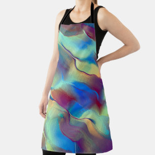 Gradient coloured rocky dune with soft bright apron