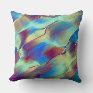 Gradient coloured rocky dune with soft bright cushion