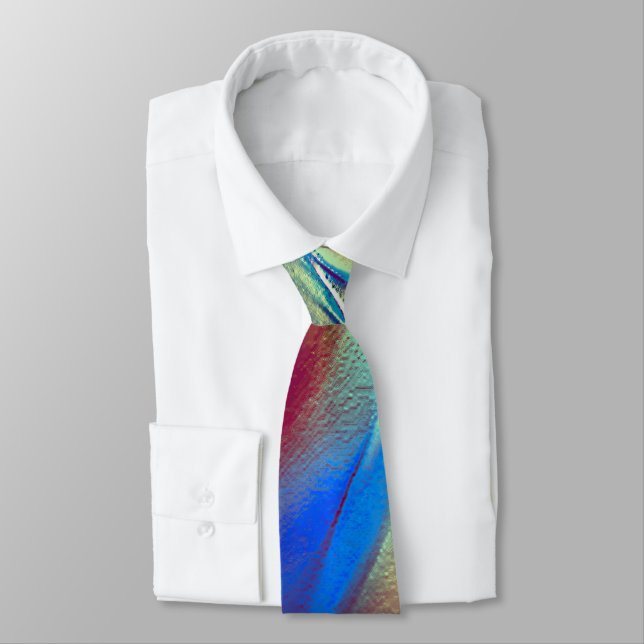 Gradient coloured rocky dune with soft bright tie (Tied)