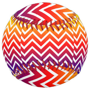 Gradient Colours Chevron Softball