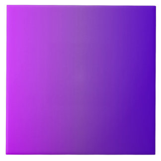 Gradient Colours Purple  Ceramic Tile