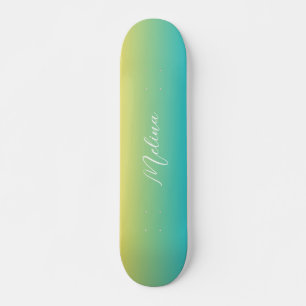gradient custom name Skateboard