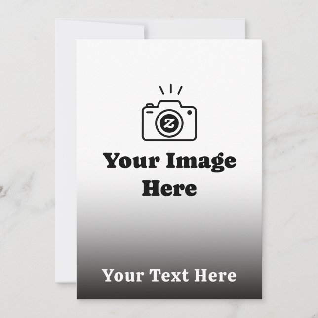 Gradient Custom Text and Image (Front)