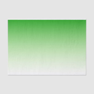 Gradient Dark Green to Light Green tissue paper
