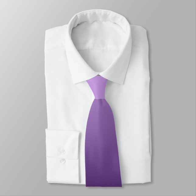 Gradient deep purple to purple haze tie (Tied)
