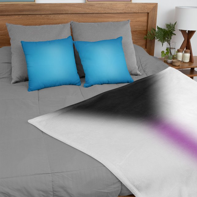 Gradient Demisexual Pride Flag – Demi Flag Fleece Blanket (Creator Uploaded)