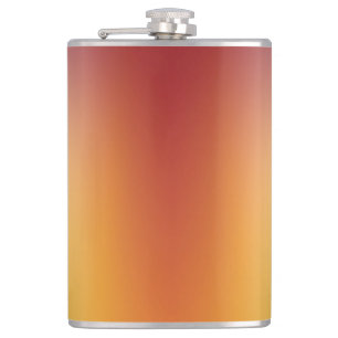 gradient design background on thermal tumbler hip flask