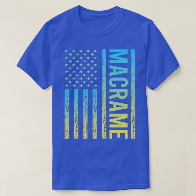Gradient Flag 02 Macrame T-Shirt (Design Front)