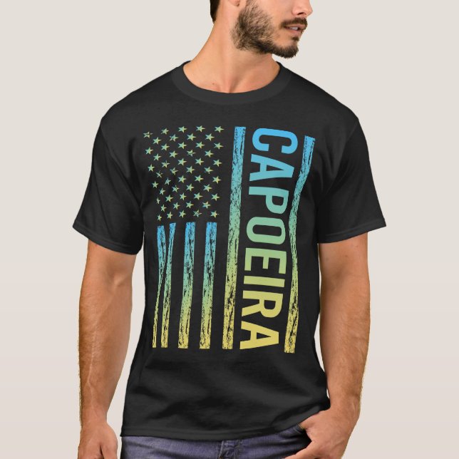 Gradient Flag Capoeira T-Shirt (Front)