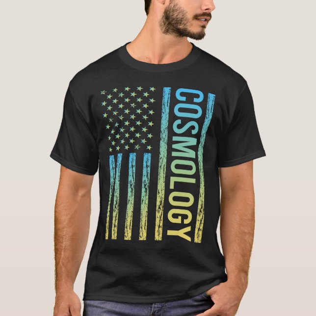 Gradient Flag Cosmology T-Shirt (Front)