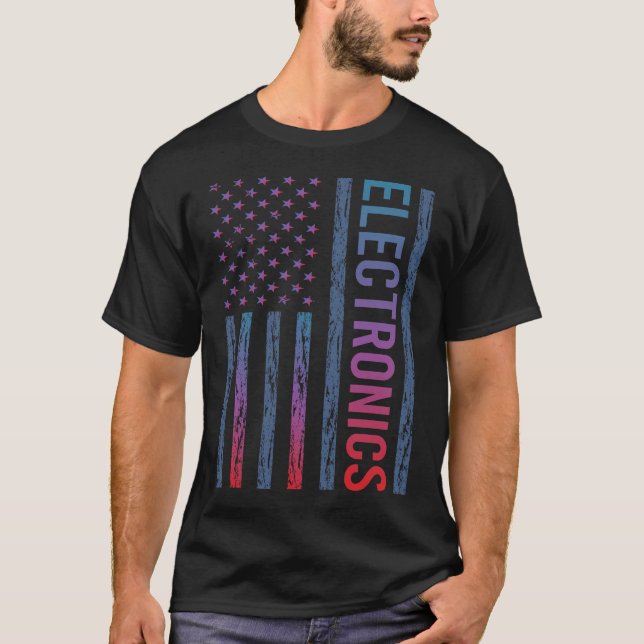 Gradient Flag Electronics T-Shirt (Front)