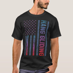 Gradient Flag Hang Gliding Glider T-Shirt