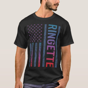Gradient Flag Ringette T-Shirt