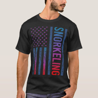 Gradient Flag Snorkelling Snorkelling Snorkel Snor T-Shirt