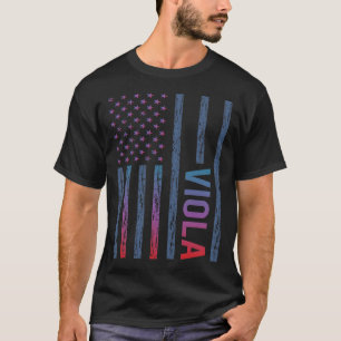 Gradient Flag Viola Violist T-Shirt