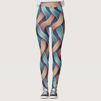 Gradient Flow Illusion | Seamless Abstract 3D Leggings