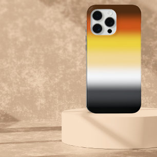 Gradient Gay Bear Pride Flag - Colourful Bear Flag iPhone 15 Pro Max Case