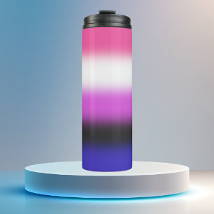 Gradient Genderfluid Pride Flag Thermal Tumbler