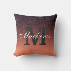 Gradient Glitter Pattern Cushion