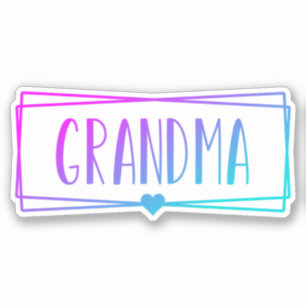 Gradient Grandma Gigi Grandmother gifts