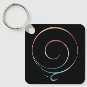 Gradient Gratitude Key Ring