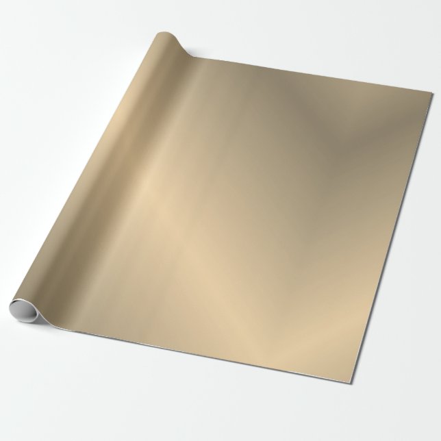 Gradient grayish gold  wrapping paper (Unrolled)