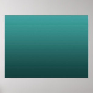 Gradient Green - deep to light   Mood Background   Poster