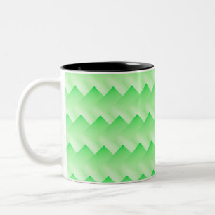 Gradient Green in Shuffle Two-Tone Coffee Mug