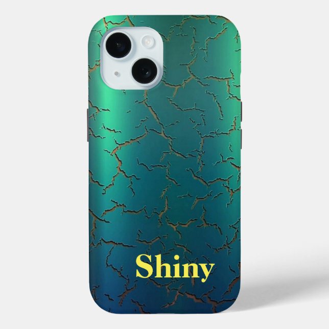 gradient green-to-blue colour monogram  Case-Mate  Case-Mate iPhone Case (Back)