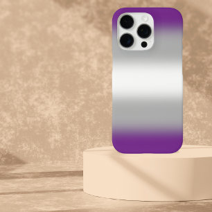 Gradient Greysexual Pride Flag – Greysexual Flag  iPhone 16 Pro Case