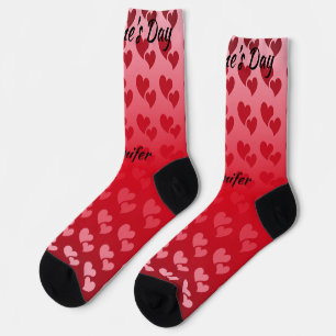 Gradient Hearts Valentine's Day Socks