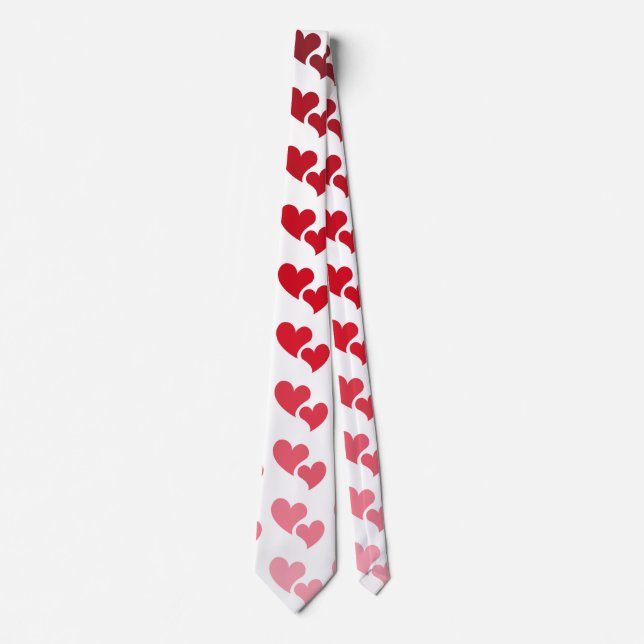Gradient Hearts Valentine's Day Tie (Front)