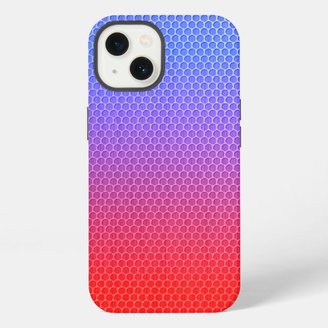 Gradient Honeycomb iPhone Case (Back)