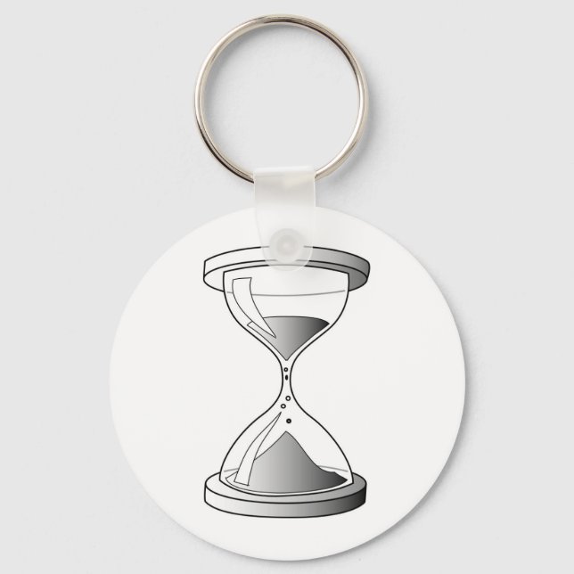 Gradient Hourglass Key Ring (Front)