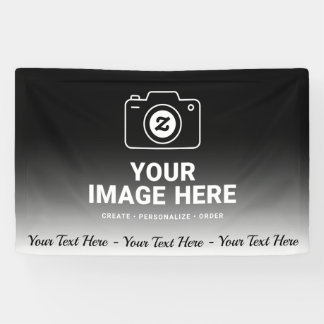 Gradient Image and Text Banner