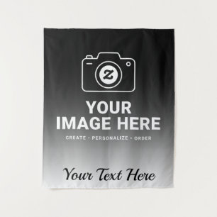Gradient Image and Text Tapestry